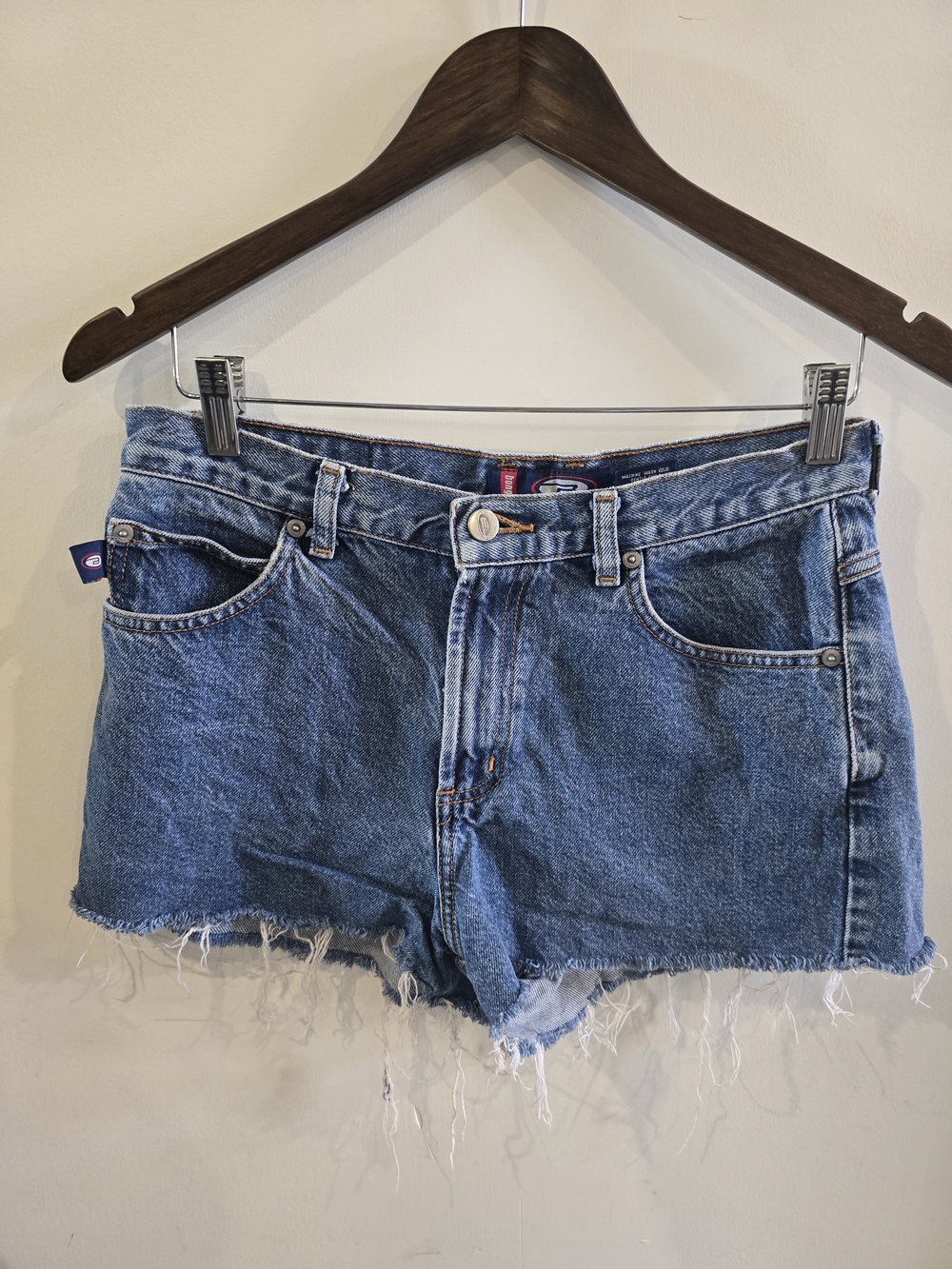 Vintage BONGO Distressed Blue Denim Cutoff Shorts